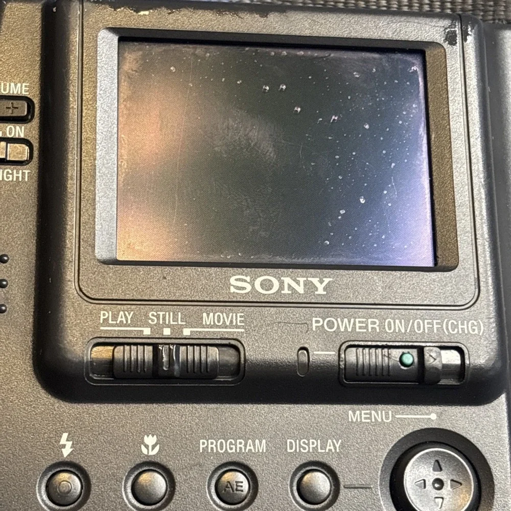 Vintage Sony MVC-FD90 Digital Mavica Camera 16x Zoom FD Drive 1.6MP Untested